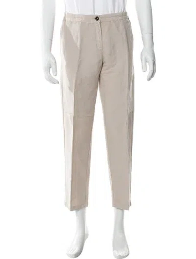 Pre-owned Massimo Alba Linen Pants W/ Tags In Neutral