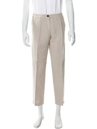 Pre-owned Massimo Alba Linen Pants W/ Tags In Neutral