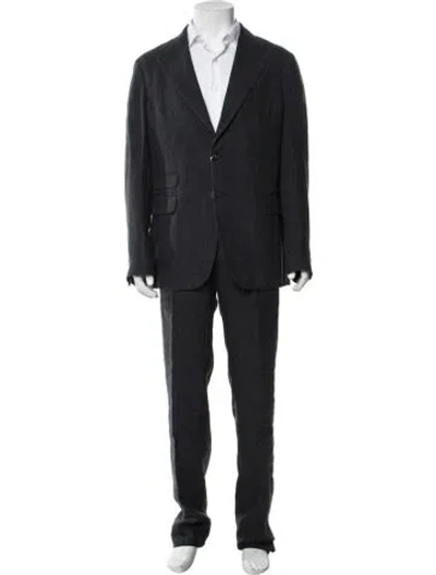 Pre-owned Massimo Alba Linen Two-piece Suit W/ Tags In Green