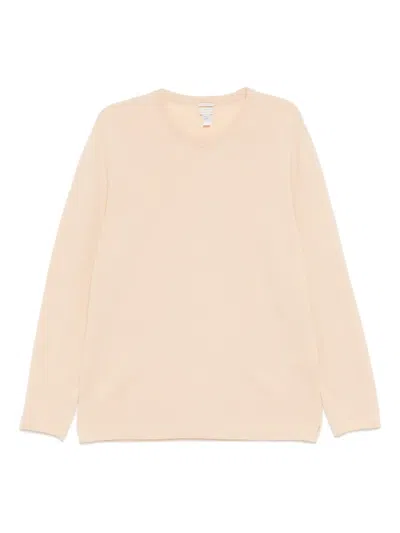 Massimo Alba Long Sleeve Cardigan In Neutral