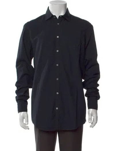 Pre-owned Massimo Alba Long Sleeve Dress Shirt W/ Tags In Blue