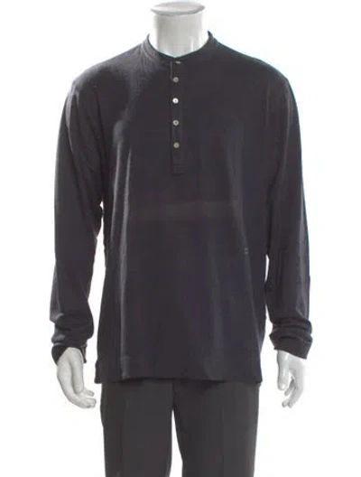 Pre-owned Massimo Alba Long Sleeve Shirt In Gray