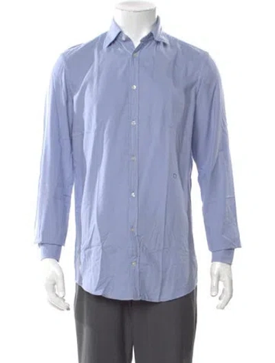 Pre-owned Massimo Alba Long Sleeve Shirt W/ Tags In Blue