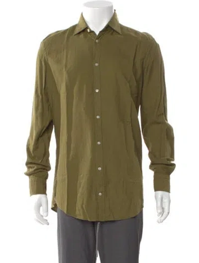 Pre-owned Massimo Alba Long Sleeve Shirt W/ Tags In Green