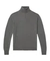 Massimo Alba Long-sleeved Stand-up Collar Pullover In Gray