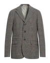 Massimo Alba Man Blazer Military Green Size 40 Wool, Cotton, Polyamide In Gray