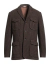Massimo Alba Man Blazer Brown Size 40 Wool, Cotton, Polyamide