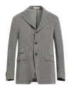 Massimo Alba Man Blazer Charcoal Size 46 Linen