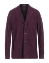 Massimo Alba Man Blazer Deep Purple Size 42 Cotton
