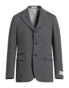 Massimo Alba Man Blazer Grey Size 44 Virgin Wool, Linen In Gray