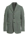 Massimo Alba Man Blazer Military Green Size 42 Cotton, Cashmere, Elastane