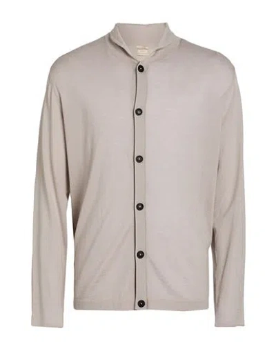 Massimo Alba Man Cardigan Light Grey Size Xl Cashmere In Gray