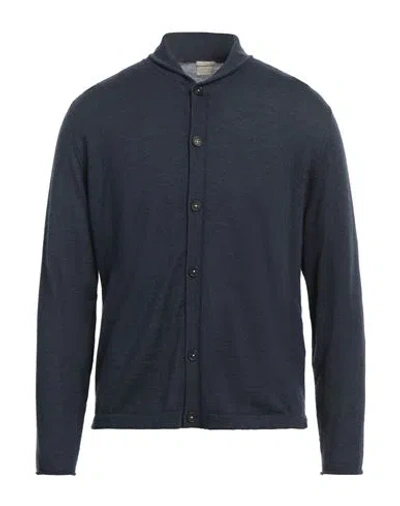 Massimo Alba Man Cardigan Midnight Blue Size M Cashmere
