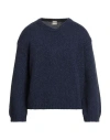 Massimo Alba Man Cardigan Navy Size L Cotton In Blue
