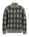 Massimo Alba Man Cardigan Sage Green Size Xl Wool, Mohair Wool, Silk In Sage Green