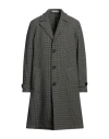 Massimo Alba Man Coat Black Size 42 Wool, Cotton, Polyamide In Black