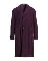 Massimo Alba Man Coat Deep Purple Size 46 Cotton In Purple