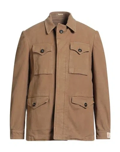 Massimo Alba Man Jacket Sand Size 40 Cotton