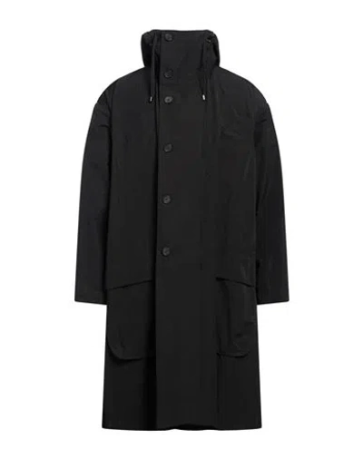 Massimo Alba Man Overcoat & Trench Coat Black Size 40 Polyester, Cotton