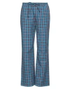 Massimo Alba Man Pants Azure Size L Cotton, Polyester In Blue