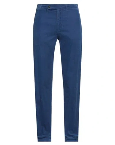 Massimo Alba Man Pants Blue Size 38 Cotton