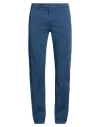 Massimo Alba Man Pants Blue Size 40 Cotton, Elastane