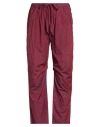 Massimo Alba Man Pants Burgundy Size M Cotton, Silk In Burgundy