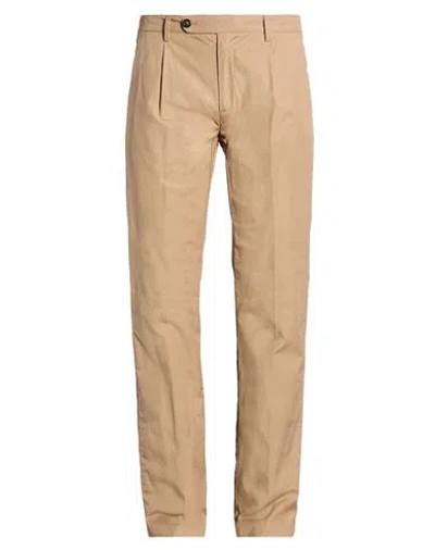 Massimo Alba Man Pants Camel Size 34 Cotton In Neutral