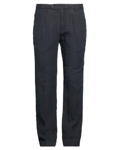 Massimo Alba Man Pants Charcoal Size 38 Linen In Gray