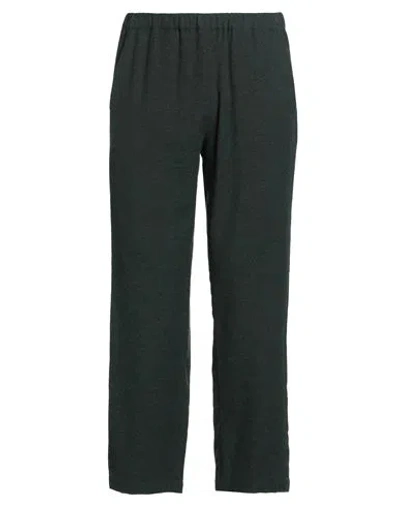 Massimo Alba Man Pants Dark Green Size Xl Cotton, Cashmere In Black