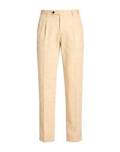 Massimo Alba Man Pants Ivory Size 38 Cotton In Neutral