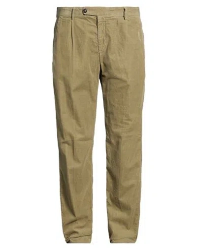 Massimo Alba Man Pants Military Green Size 40 Cotton