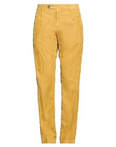 Massimo Alba Man Pants Mustard Size 40 Cotton In Yellow
