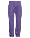 Massimo Alba Man Pants Purple Size 36 Cotton