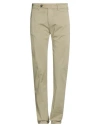 Massimo Alba Man Pants Sage Green Size 38 Cotton, Elastane