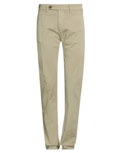 Massimo Alba Man Pants Sage Green Size 38 Cotton, Elastane