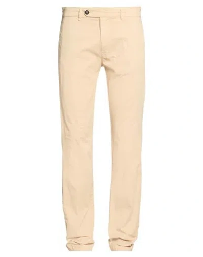 Massimo Alba Man Pants Sand Size 40 Cotton, Elastane In Neutral