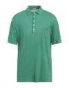 Massimo Alba Man Polo Shirt Green Size Xxl Linen