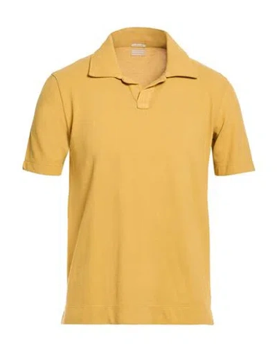 Massimo Alba Man Polo Shirt Marigold Size Xxl Cotton In Yellow