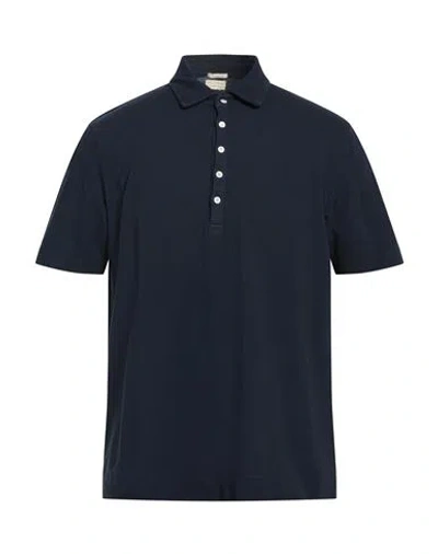 Massimo Alba Man Polo Shirt Midnight Blue Size Xxl Cotton
