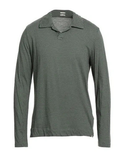 Massimo Alba Man Polo Shirt Military Green Size Xxl Cotton
