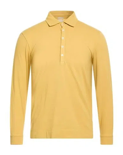Massimo Alba Man Polo Shirt Mustard Size S Cotton In Yellow
