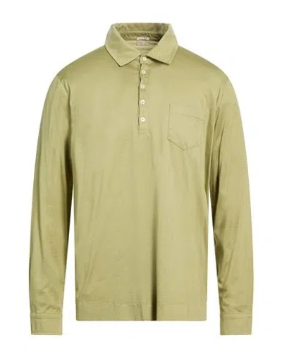 Massimo Alba Man Polo Shirt Sage Green Size Xl Cotton