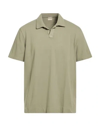 Massimo Alba Man Polo Shirt Sage Green Size Xl Cotton In Multi