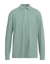 Massimo Alba Man Polo Shirt Sage Green Size Xxl Cotton In Green