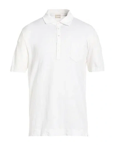 Massimo Alba Man Polo Shirt White Size Xxl Linen, Cotton