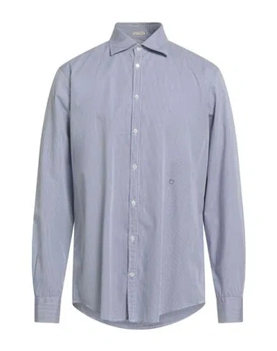 Massimo Alba Man Shirt Blue Size Xl Cotton