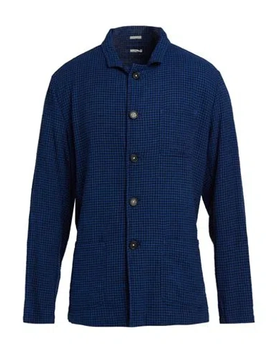 Massimo Alba Man Shirt Blue Size Xl Cotton