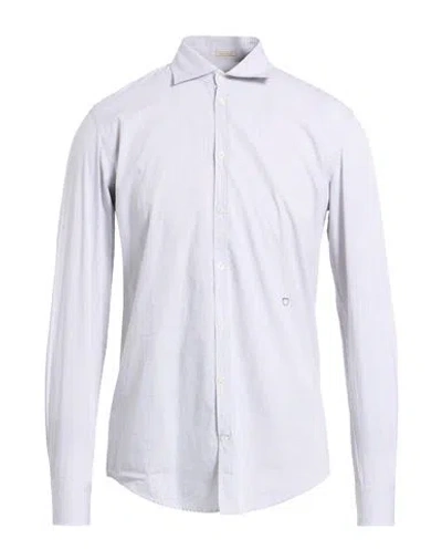 Massimo Alba Man Shirt Dark Brown Size S Cotton