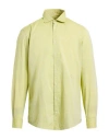 Massimo Alba Man Shirt Green Size M Cotton In Green